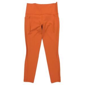 NEW Athleta Salutation Stash Pocket || 7/8 Tight Leggings Canyon Orange Rust